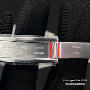 VSF VS3235 DateJust 36mm Wimbledon Smooth Bezel Grey Dial Green Roma Marker Oyster Bracelet - Image 7