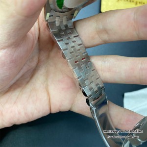 VSF VS3235 DateJust 36mm Fluted Bezel Blue Motif Dial Diamond Marker Jubilee Bracelet - Image 7