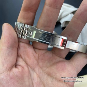 VSF VS3235 DateJust 36mm Fluted Bezel Blue Motif Dial Diamond Marker Jubilee Bracelet - Image 8