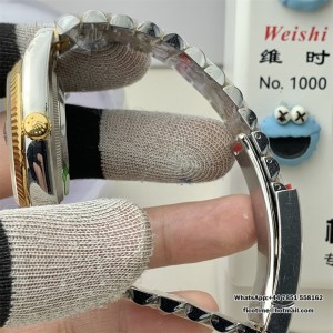 VSF VS3235 DateJust 36mm Fluted Bezel Gold Motif Dial YG/SS Jubilee Bracelet - Image 4