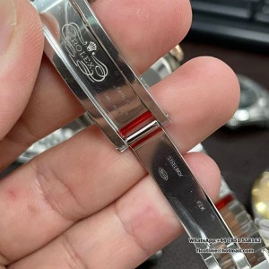 VSF VS3235 DateJust 36mm Fluted Bezel Silver Motif Dial Diamond Marker RG/SS Jubilee Bracelet - Image 9