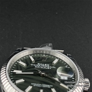 VSF VS3235 DateJust 36mm Fluted Bezel Green Palm Dial Jubilee Bracelet - Image 2