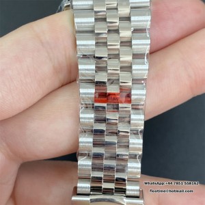 VSF VS3235 DateJust 36mm Fluted Bezel White Dial Roma Marker Jubilee Bracelet - Image 6