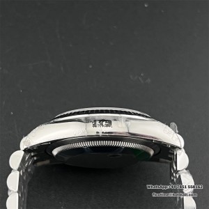 VSF VS3235 DateJust 36mm Fluted Bezel Black Dial Jubilee Bracelet - Image 4