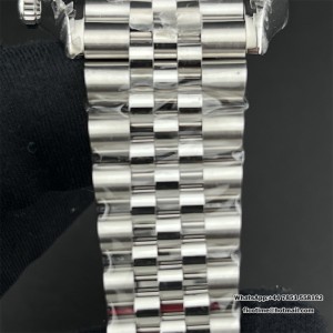 VSF VS3235 DateJust 36mm Fluted Bezel Black Dial Jubilee Bracelet - Image 5