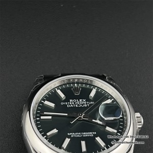 VSF VS3235 DateJust 36mm Smooth Bezel Green Dial Oyster Bracelet - Image 2