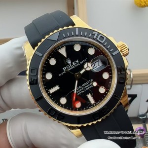 VSF VS3235 Yacht-Master 42mm YG Ceramic Black Dial Oysterflex Strap - Image 1