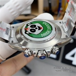 BTF DD4130 Daytona  Ceramic Bezel White Dial Panda SS Bracelet - Image 6