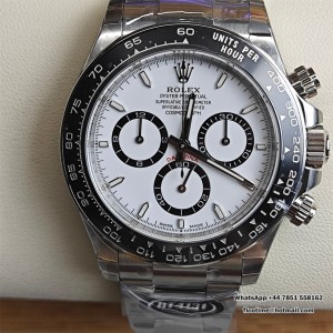 BTF DD4131 Daytona  Ceramic Bezel White Dial Panda SS Bracelet - Image 3