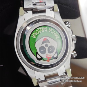 BTF DD4131 Daytona  Ceramic Bezel White Dial Panda SS Bracelet - Image 6