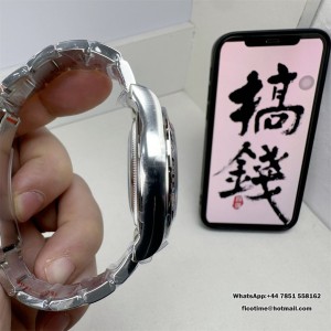 BTF DD4131 Daytona  Ceramic Bezel Black Dial SS Bracelet - Image 5