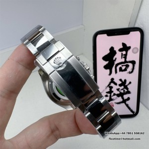 BTF DD4131 Daytona  Ceramic Bezel Black Dial SS Bracelet - Image 8