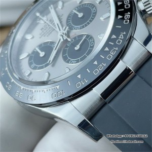 BTF DD4130 Daytona Ceramic Bezel Gray Dial Oysterflex Strap - Image 6