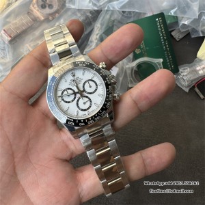 VSF 4801 Daytona  Ceramic Bezel White Dial Panda SS Bracelet - Image 8