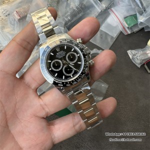 VSF 4801 Daytona  Ceramic Bezel Black Dial SS Bracelet - Image 8