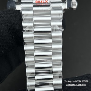 GMF A2836 Tungsten DayDate 40MM Silver Dial Diamond Marker President Bracelet - Image 5