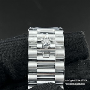 GMF A2836 Tungsten DayDate 40MM Silver Dial Diamond Marker President Bracelet - Image 7