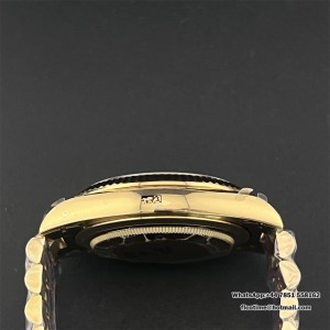 GMF A2836 Tungsten DayDate 40MM YG Silver Dial Roma Marker YG President Bracelet - Image 4