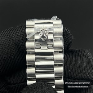 GMF A2836 Tungsten DayDate 40MM Green Dial Roma Marker President Bracelet - Image 6