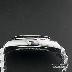 GMF A2836 Tungsten DayDate 40MM Ice Blue Dial Arabic Marker President Bracelet - Image 4