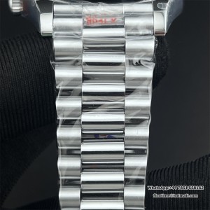 GMF A2836 Tungsten DayDate 40MM Ice Blue Dial Arabic Marker President Bracelet - Image 6