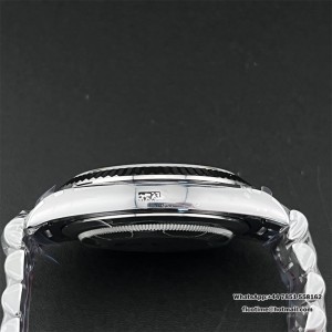 GMF A2836 Tungsten DayDate 40MM Blue Dial Roma Marker President Bracelet - Image 4