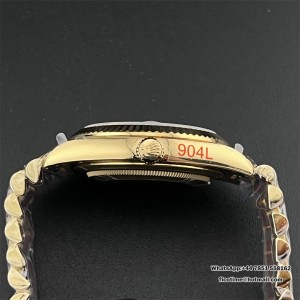 GMF A2836 Tungsten DayDate 40MM YG YG Dial Diamond Marker YG President Bracelet - Image 3