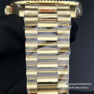 GMF A2836 Tungsten DayDate 40MM YG YG Dial Diamond Marker YG President Bracelet - Image 6