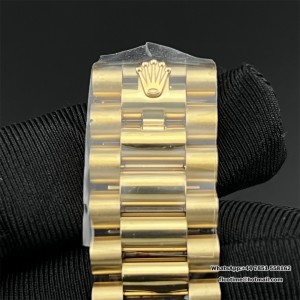 GMF A2836 Tungsten DayDate 40MM YG YG Dial Diamond Marker YG President Bracelet - Image 7