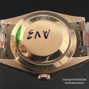 GMF A2836 Tungsten DayDate 40MM RG Brown Dial Diamond Marker RG President Bracelet - Image 9