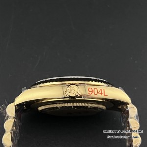 GMF A2836 Tungsten DayDate 40MM YG Black Dial YG President Bracelet - Image 3