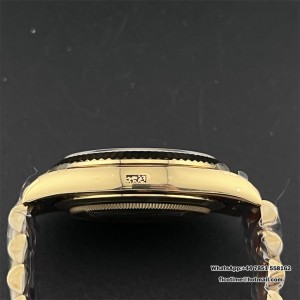 GMF A2836 Tungsten DayDate 40MM YG Black Dial YG President Bracelet - Image 4