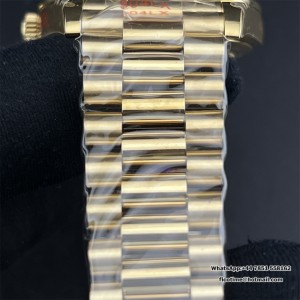 GMF A2836 Tungsten DayDate 40MM YG Black Dial YG President Bracelet - Image 5