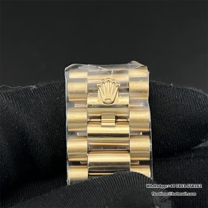 GMF A2836 Tungsten DayDate 40MM YG Black Dial YG President Bracelet - Image 6