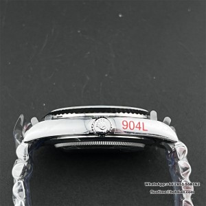 GMF A2836 Tungsten DayDate 40MM Ice Blue Dial Diamond Marker President Bracelet - Image 3