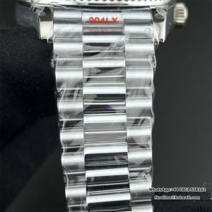 GMF A2836 DayDate 40MM White Dial Roma Marker President Bracelet - Image 5