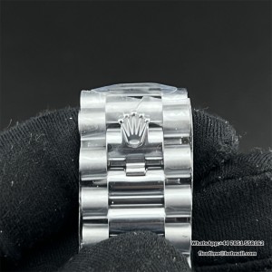 GMF A2836 DayDate 40MM White Dial Roma Marker President Bracelet - Image 7