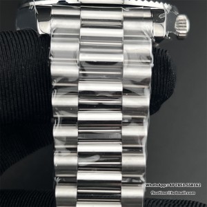 GMF A3255 DayDate 40MM White Dial Roma Marker President Bracelet - Image 5