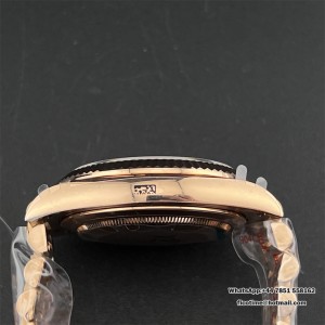 GMF A3255 DayDate 40MM RG Brown Dial Roma Marker RG President Bracelet - Image 4