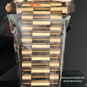 GMF A3255 DayDate 40MM RG Brown Dial Roma Marker RG President Bracelet - Image 6