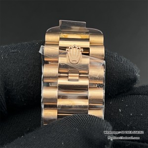 GMF A3255 DayDate 40MM RG Brown Dial Roma Marker RG President Bracelet - Image 7