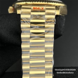 QF Gain Weight V6 A2836 DayDate 40MM RG White Dial Roma Marker President Bracelet - Image 6