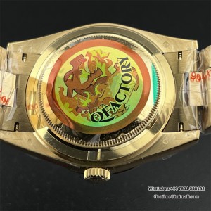 QF Gain Weight V6 A2836 DayDate 40MM RG White Dial Roma Marker President Bracelet - Image 9