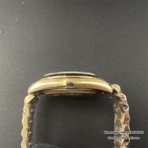 QF Gain Weight V6 A2836 DayDate 40MM YG YG Dial Diamond Marker President Bracelet - Image 3