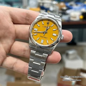 VSF DD3230 Oyster Perpetual 36mm Yellow Dial Oyster Bracelet - Image 3