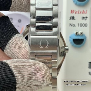 VSF A8500 Seamaster 41mm AQUA TERRA 150M White Wave Dial SS Bracelet - Image 3