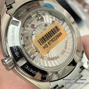 VSF A8500 Seamaster 41mm AQUA TERRA 150M White Wave Dial SS Bracelet - Image 5