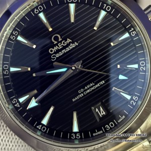 VSF A8900 Seamaster 41mm AQUA TERRA 150M Black Dial SS Bracelet - Image 9