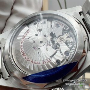 VSF A8900 Seamaster 41mm AQUA TERRA 150M White Dial Orange Hand SS Bracelet - Image 4