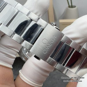 VSF A8900 Seamaster 41mm AQUA TERRA 150M White Dial Orange Hand SS Bracelet - Image 9